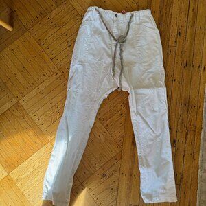 Dr. Collectors - P38 White Linen Pants Size XL